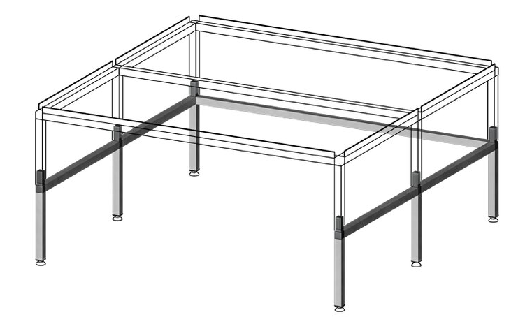 growTOOL growRACK modular 1.2 Extension-Set 55