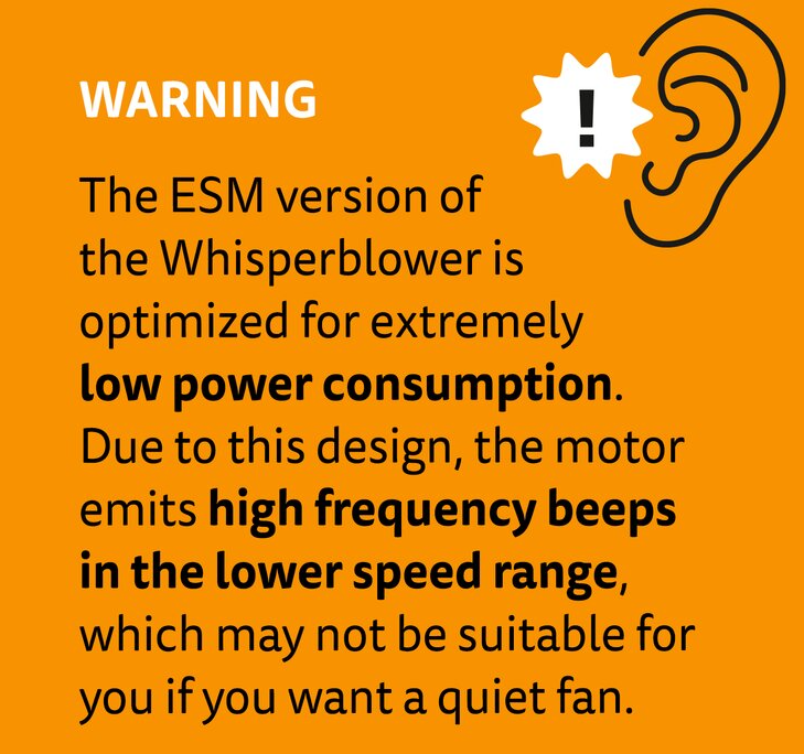 Prima Klima EC Whisperblower 0-100% Dimmable 450m³/h 125mm ESM