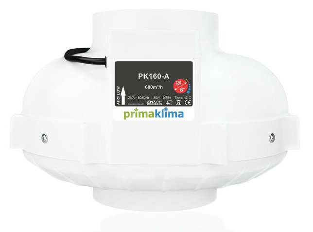 Prima Klima I Speed radial Ventilator 160A 680m³/h