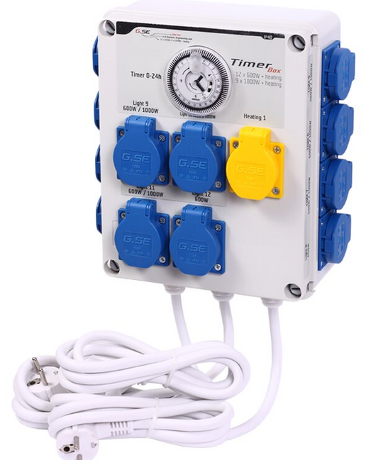 GSE Timer Box II 12x600W + heating 220V
