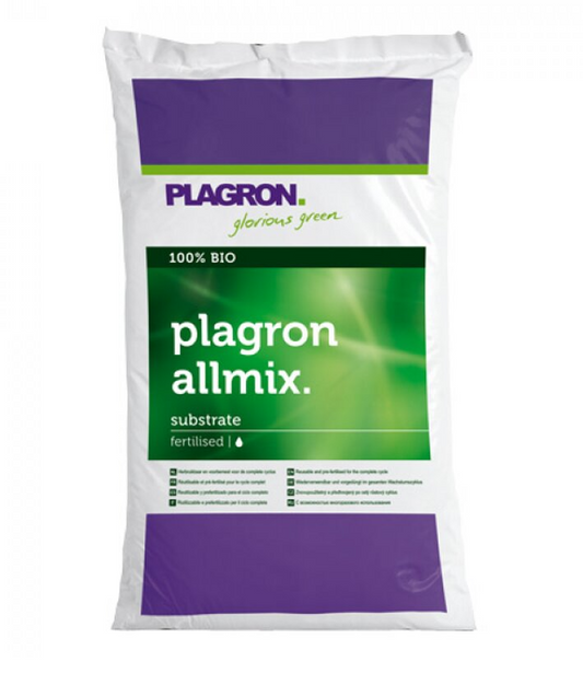 (19 Sack) x Plagron All-mix mit Perlite 50 Liter Bio Erde