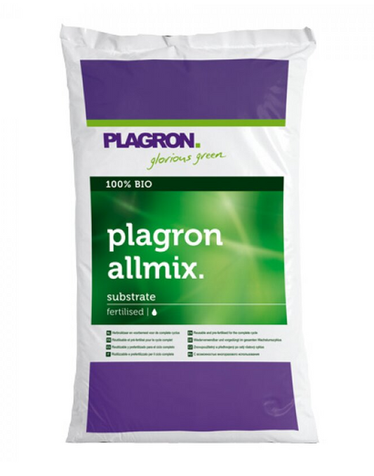 1 Palette (60 Sack) x Plagron All-mix mit Perlite 50 Liter Bio Erde