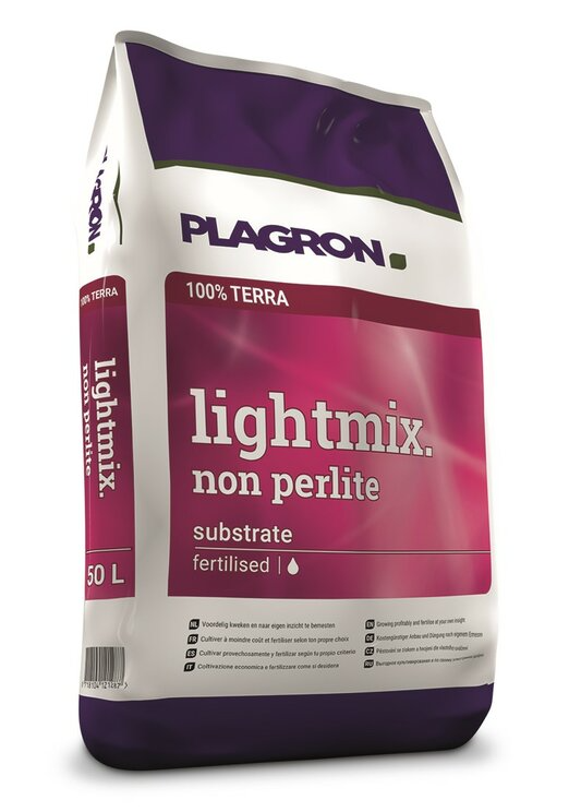 1 Palette (60 Sack) x Plagron Light Mix ohne Perlite 50 Liter