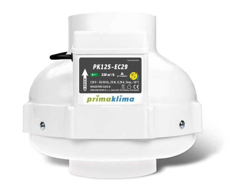 Prima Klima EC Ventilator 330m³/h 125mm Nicht Dimmbar
