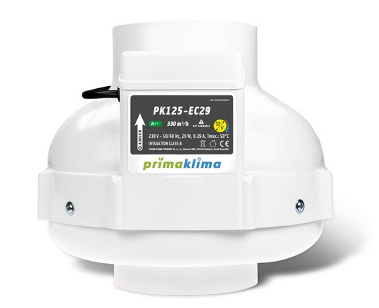 Prima Klima EC Ventilator 330m³/h 125mm Nicht Dimmbar