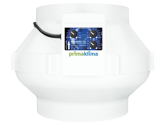 Prima Klima EC Ventilator Temp Controlled 1450m³/h 250mm