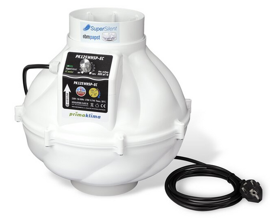 Prima Klima EC Whisperblower Dimmable 0-100% 800 m3/h 125mm