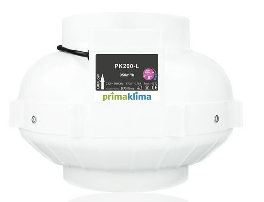 Prima Klima I Speed radial Ventilator 200L 950m³/h